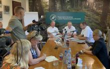 Wyników konsultacji społecznych - konferencja prasowa w Krośnie